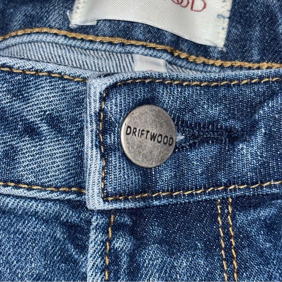 Driftwood Jeans Colette Embroidered Crop Straight Jeans Prairie Floral Women 6 - Picture 6 of 13